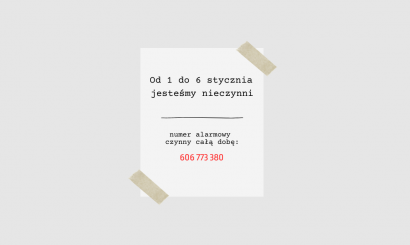 Przerwa w funkcjonowaniu biura